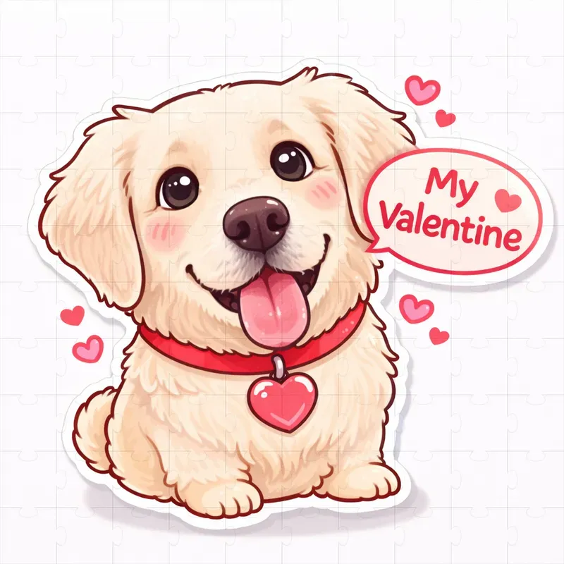 Valentine Message Pet Stickers