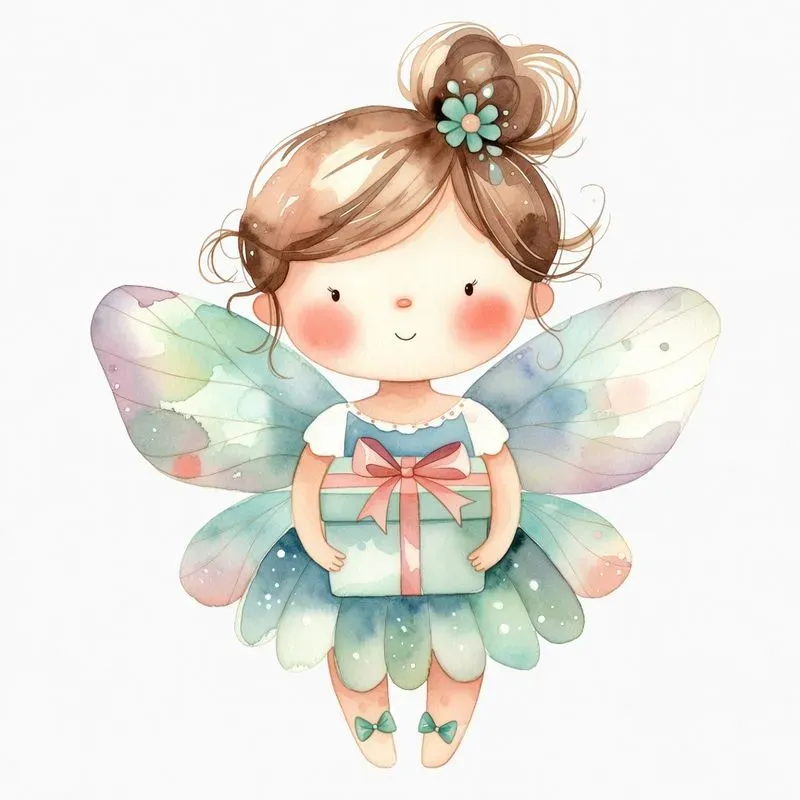 Whimsical Birthday Kids Clipart
