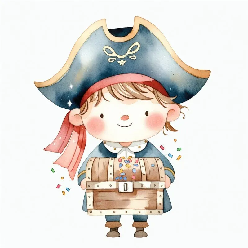 Whimsical Birthday Kids Clipart