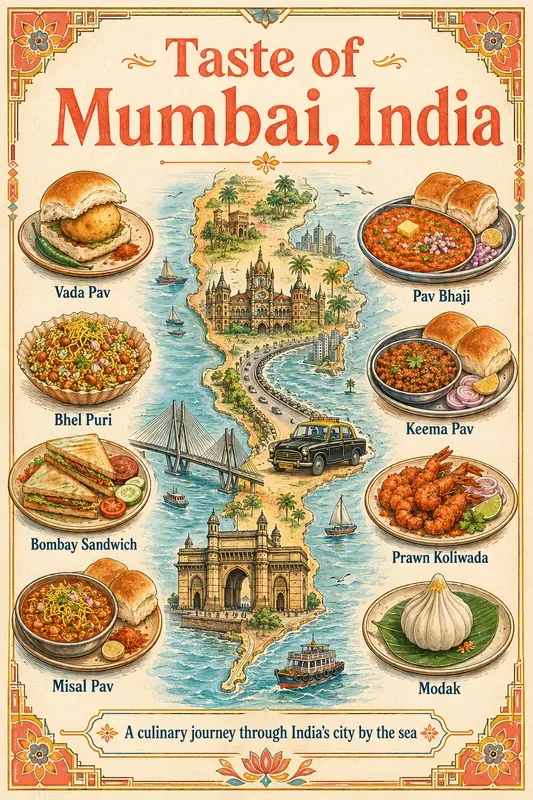 Destination Food Map Poster Templates