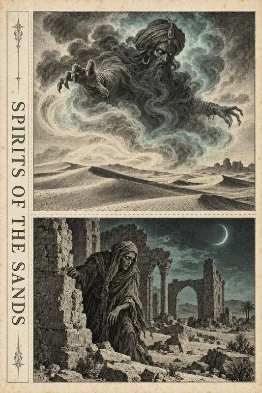 Ghosts And Spirits Engraving Sheets