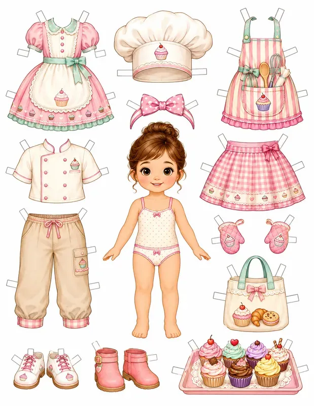 Dress Up Paper Doll Coloring Books