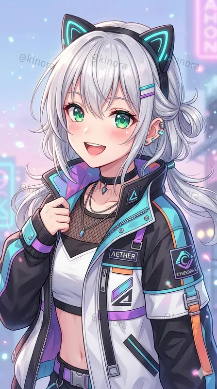 Modern Anime Girl Portrait Generator
