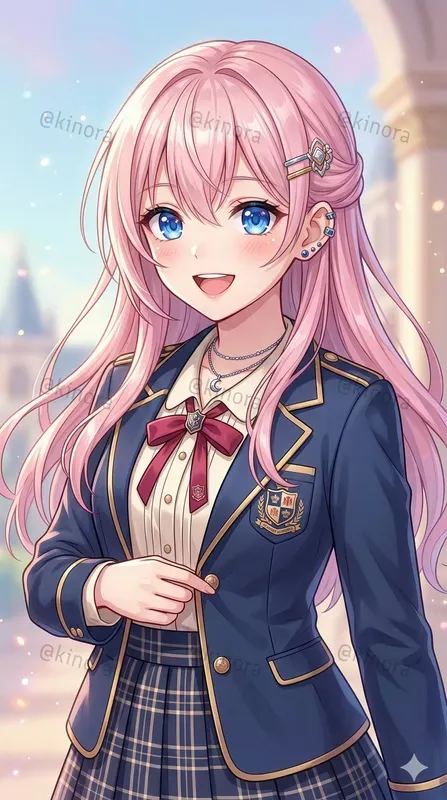 Modern Anime Girl Portrait Generator