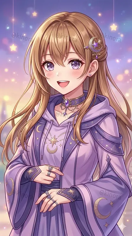 Modern Anime Girl Portrait Generator