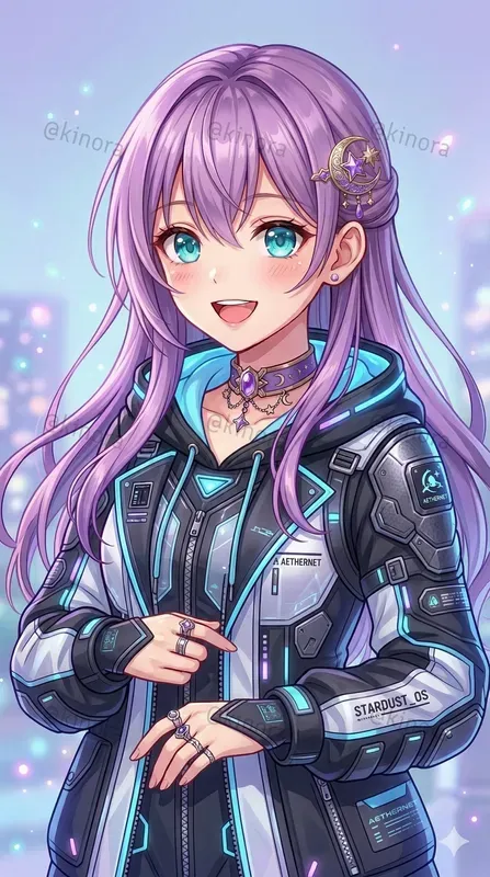 Modern Anime Girl Portrait Generator