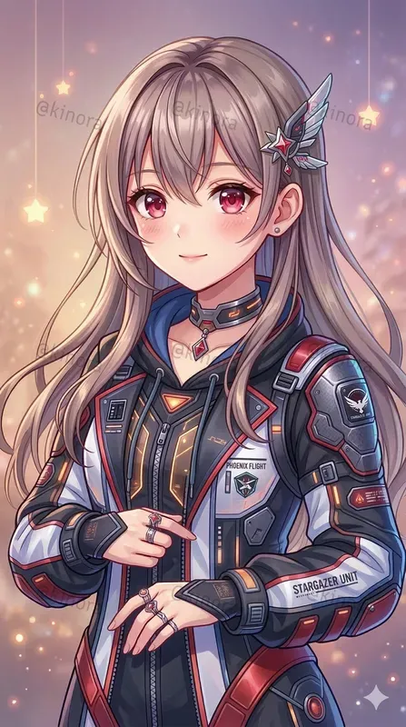 Modern Anime Girl Portrait Generator