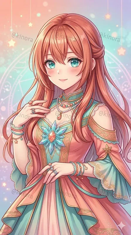 Modern Anime Girl Portrait Generator