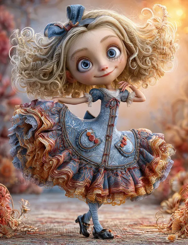 Tea Time Fantasy Girl Junk Journals