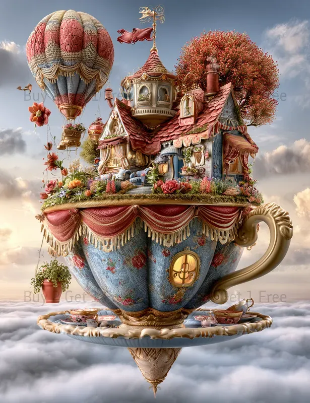Tea Time Fantasy Girl Junk Journals
