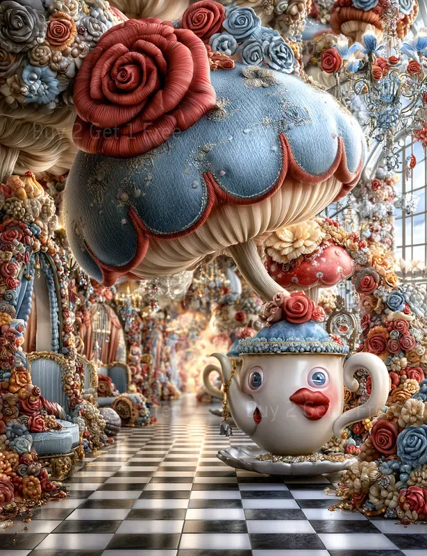 Tea Time Fantasy Girl Junk Journals
