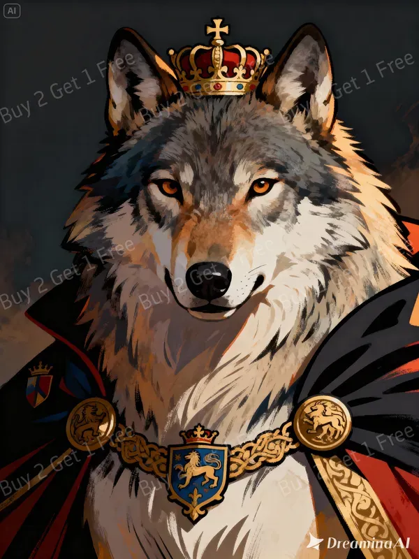 Regal Animal Portrait Paintings