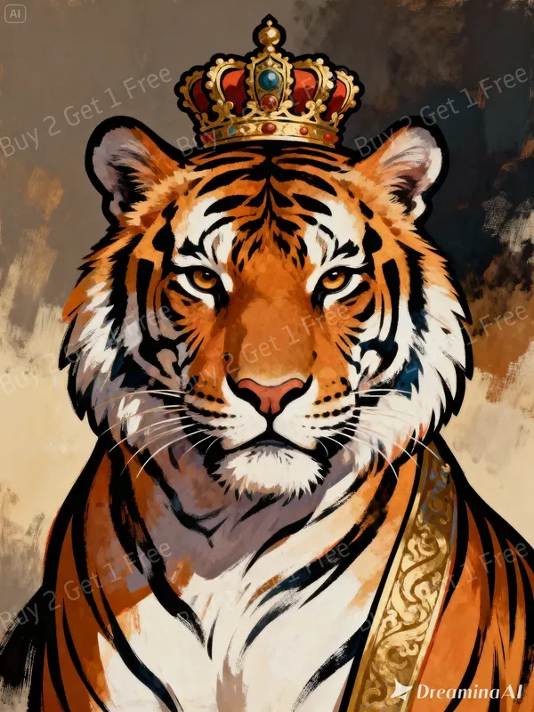 Regal Animal Portrait Paintings