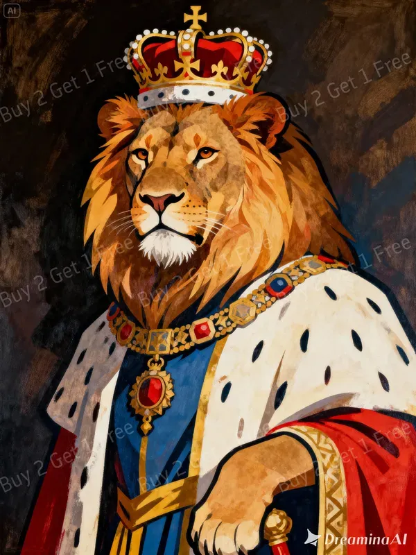 Regal Animal Portrait Paintings