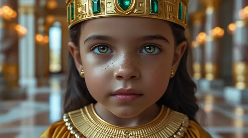 Ancient Royal Girls Greek Egypt Gold