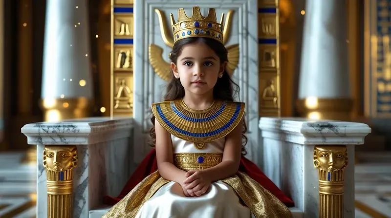 Ancient Royal Girls Greek Egypt Gold