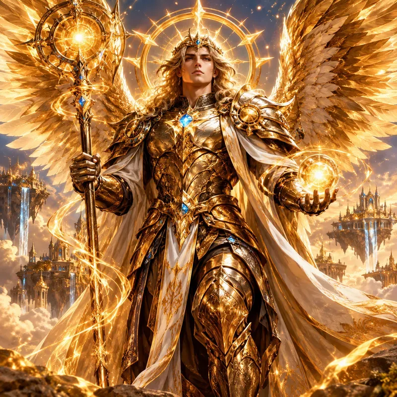 Golden Fantasy Power Icons