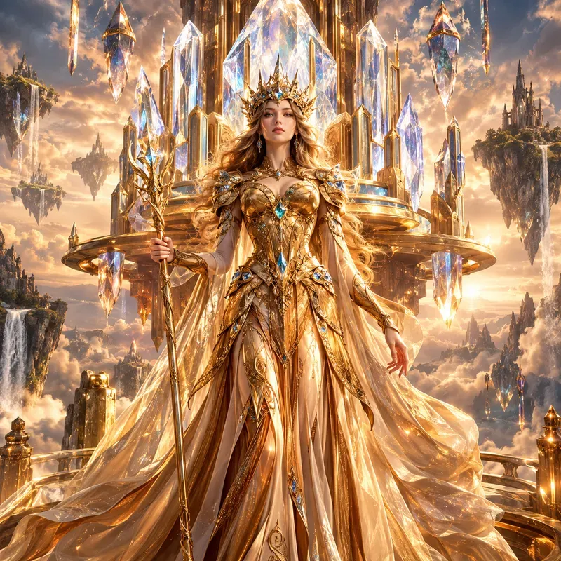 Golden Fantasy Power Icons