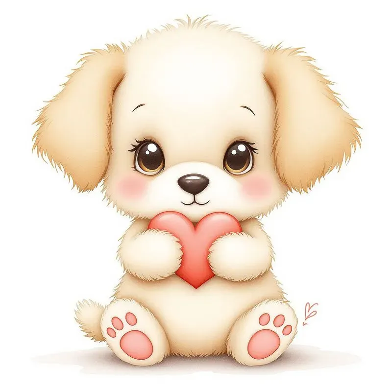 Cute Watercolor Animal Characters