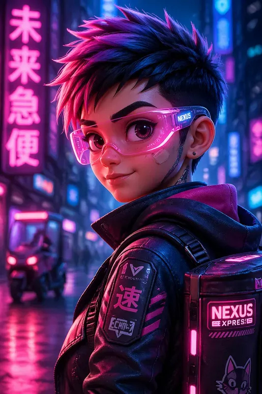 Cyberpunk Pixar Character Makers