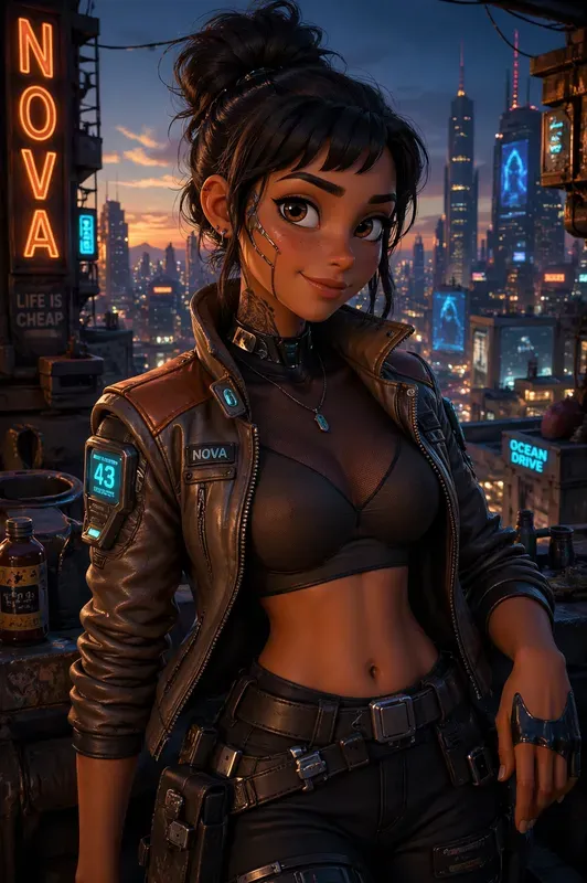Cyberpunk Pixar Character Makers