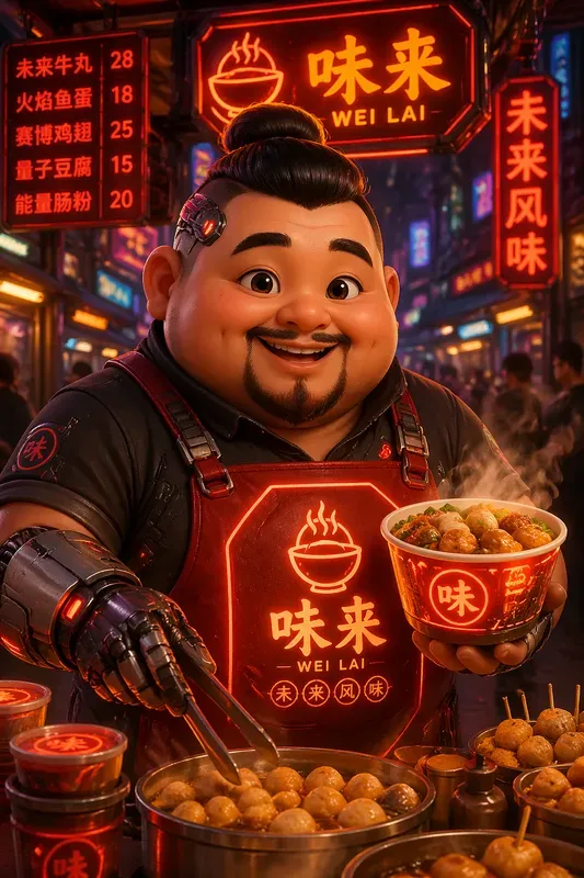 Cyberpunk Pixar Character Makers