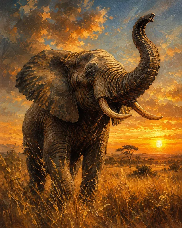 Wildlife Safari Animal Art