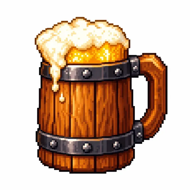 Pixel Art Style 16 Bit RPG Fantasy Icons
