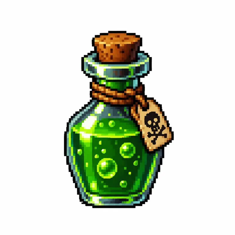 Pixel Art Style 16 Bit RPG Fantasy Icons