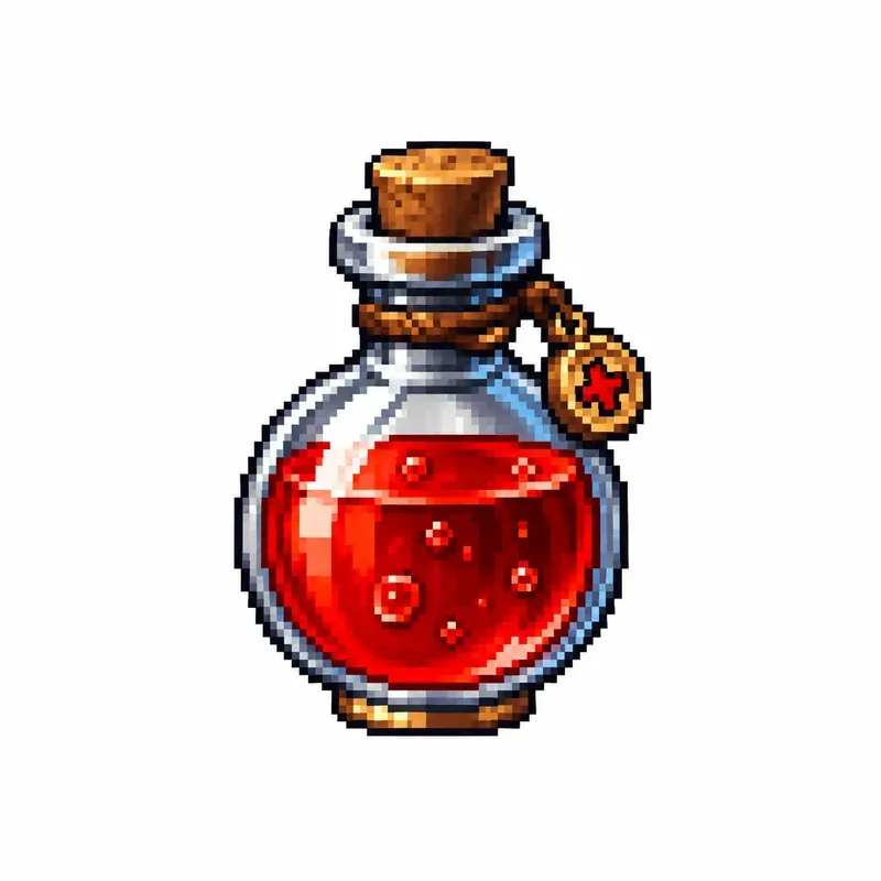 Pixel Art Style 16 Bit RPG Fantasy Icons