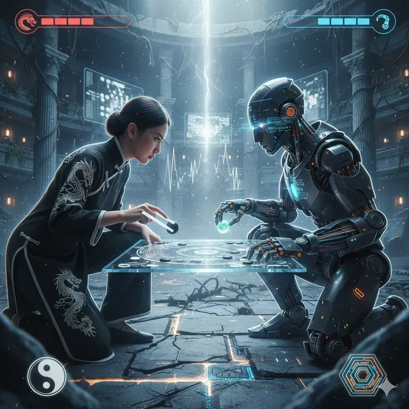 Cinematic Human Vs Robot Duels