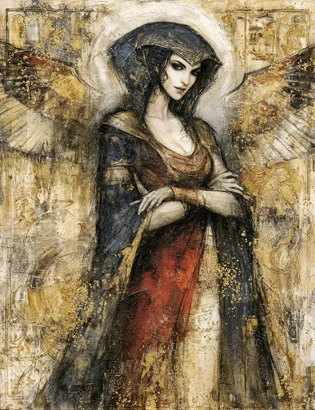 Egyptian Mythology Junk Journal Art Pages