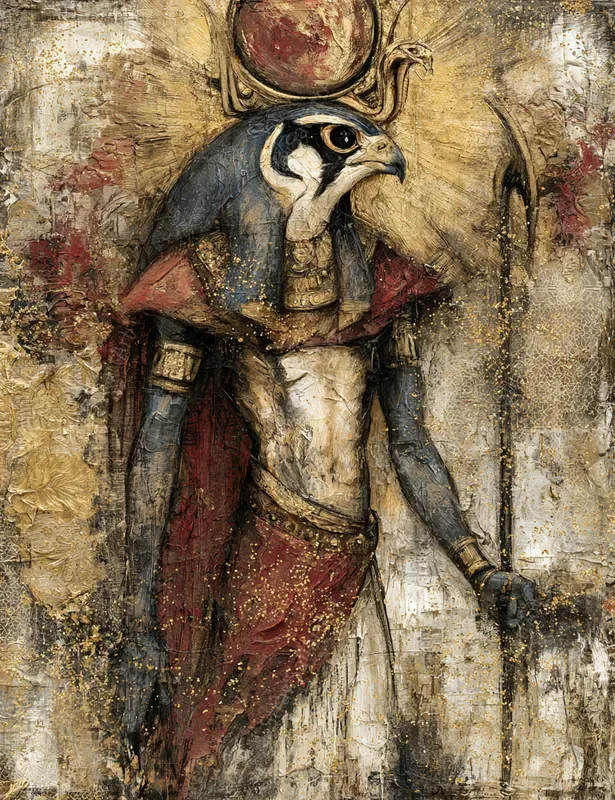 Egyptian Mythology Junk Journal Art Pages