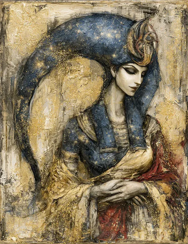 Egyptian Mythology Junk Journal Art Pages