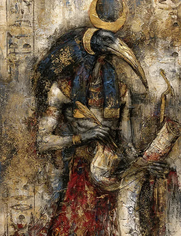 Egyptian Mythology Junk Journal Art Pages