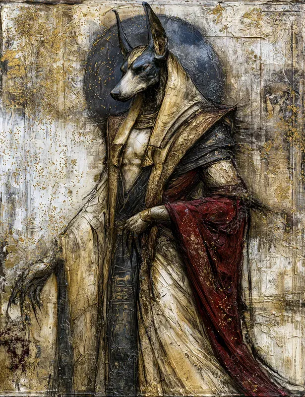 Egyptian Mythology Junk Journal Art Pages