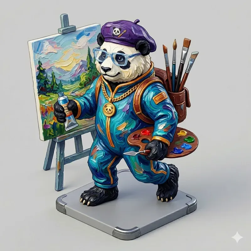 3D Isometric Brand Mascot Assets