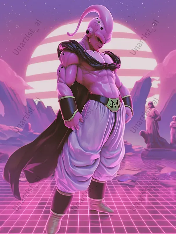 Dragon Ball Vaporwave Style