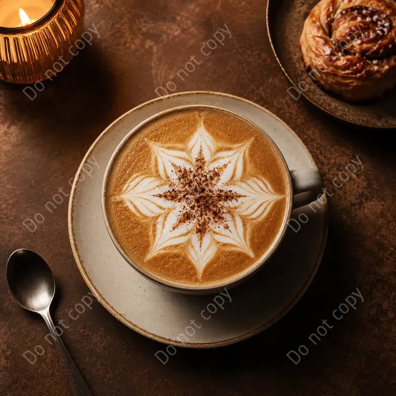 Latte Art Coffee Photos