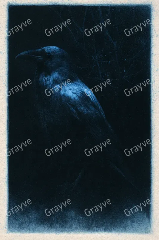 Mezzotint Print Art