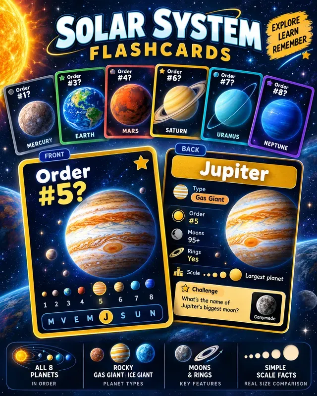 Educational Flashcard Learning Sets