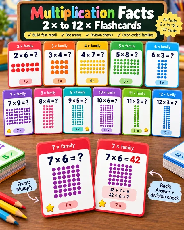 Educational Flashcard Learning Sets