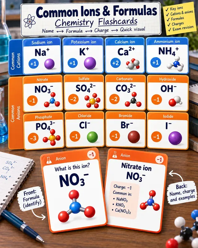 Educational Flashcard Learning Sets