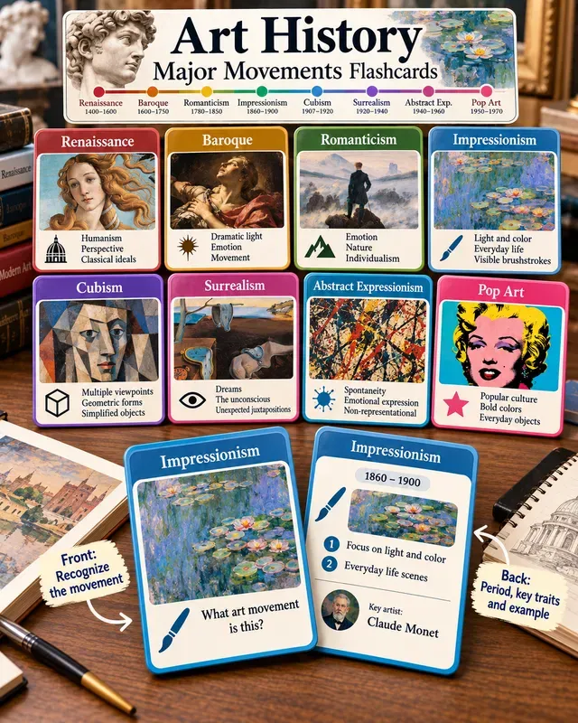 Educational Flashcard Learning Sets