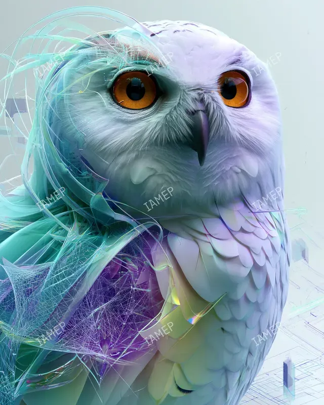 Biodigital Portrait Illustrations