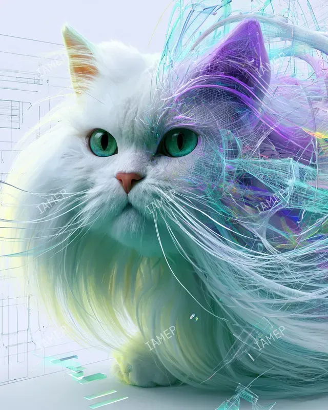 Biodigital Portrait Illustrations