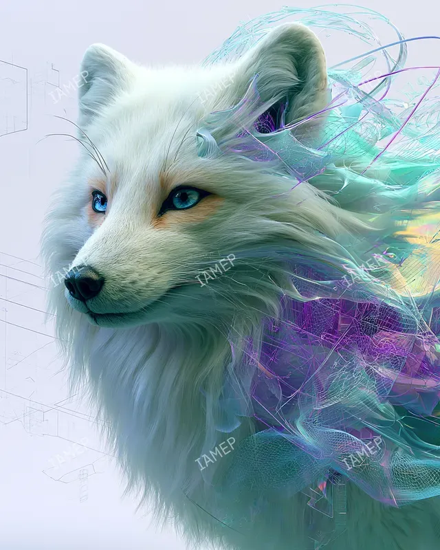 Biodigital Portrait Illustrations