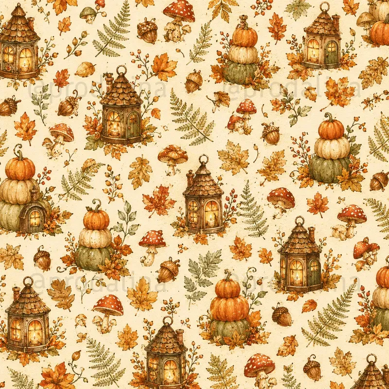 Cozy Fall Seamless Patterns