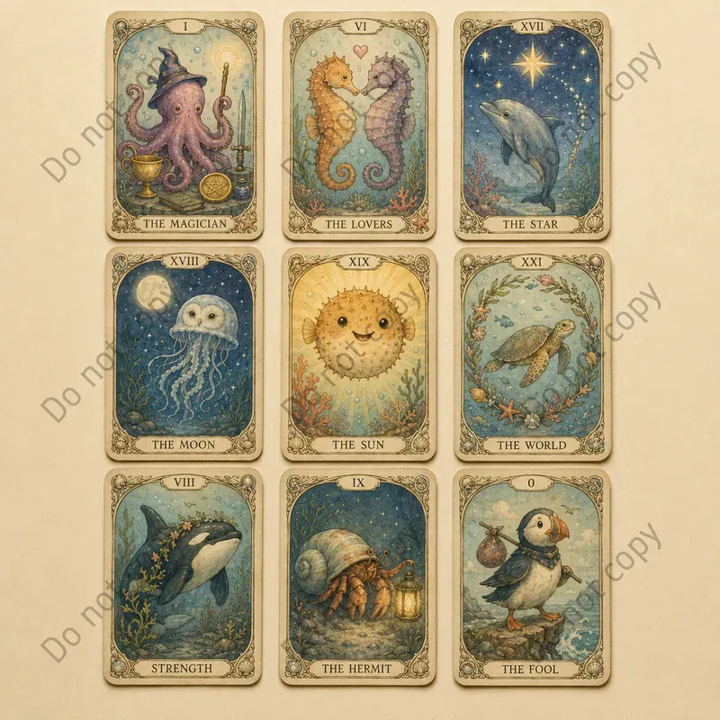Storybook Animal Tarot Card Sets