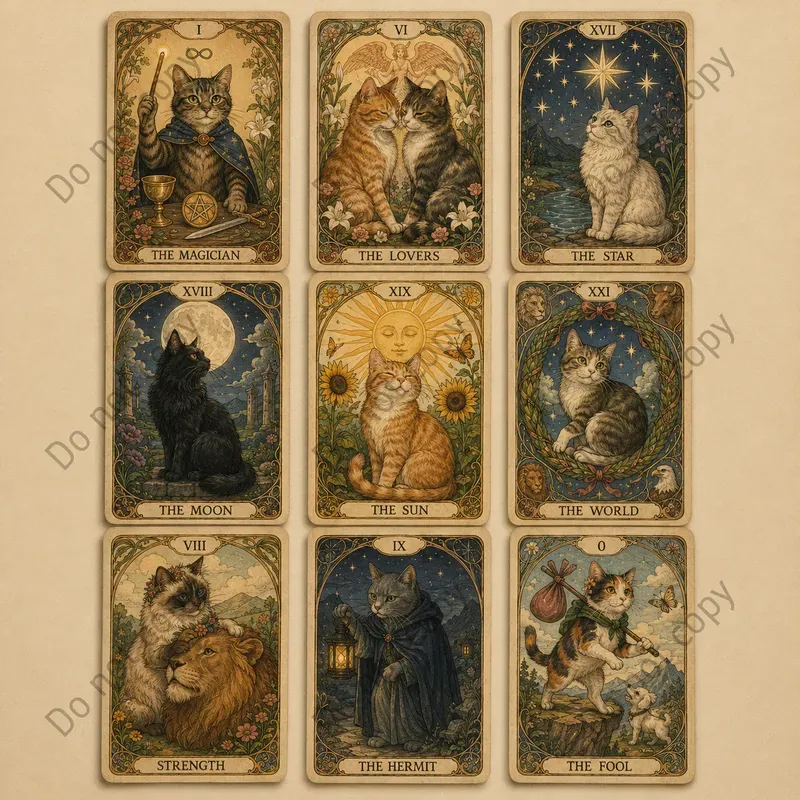 Storybook Animal Tarot Card Sets